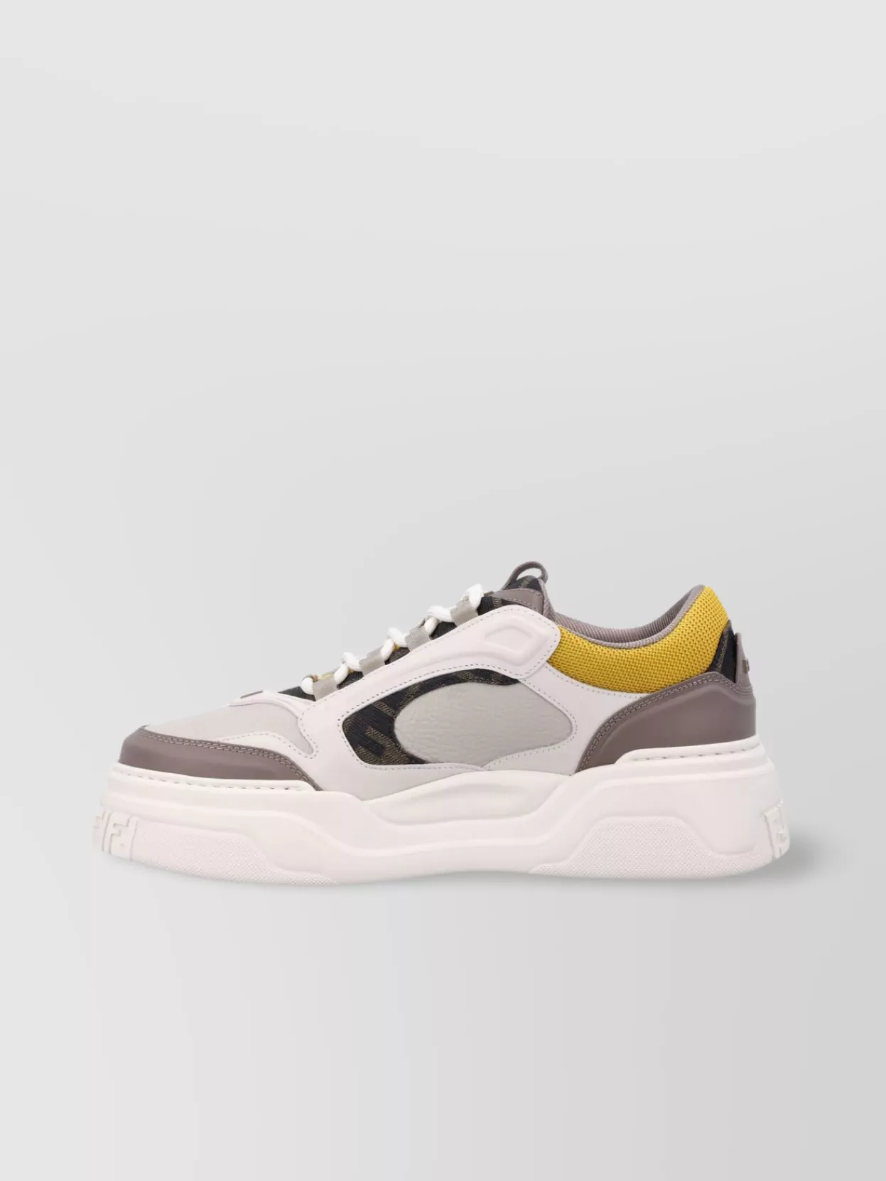 FENDI BOLD SNEAKERS WITH CHUNKY SOLES AND CONTRAST PANELS