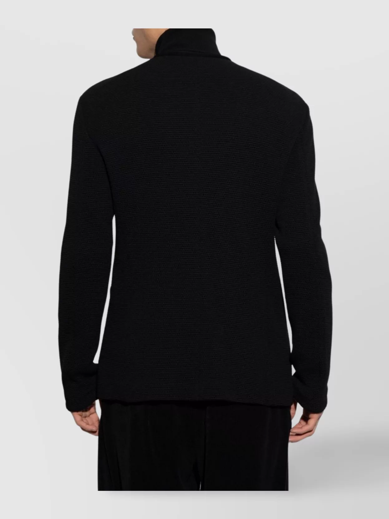 Giorgio Armani Wool Blend Single-Breasted Jacket
