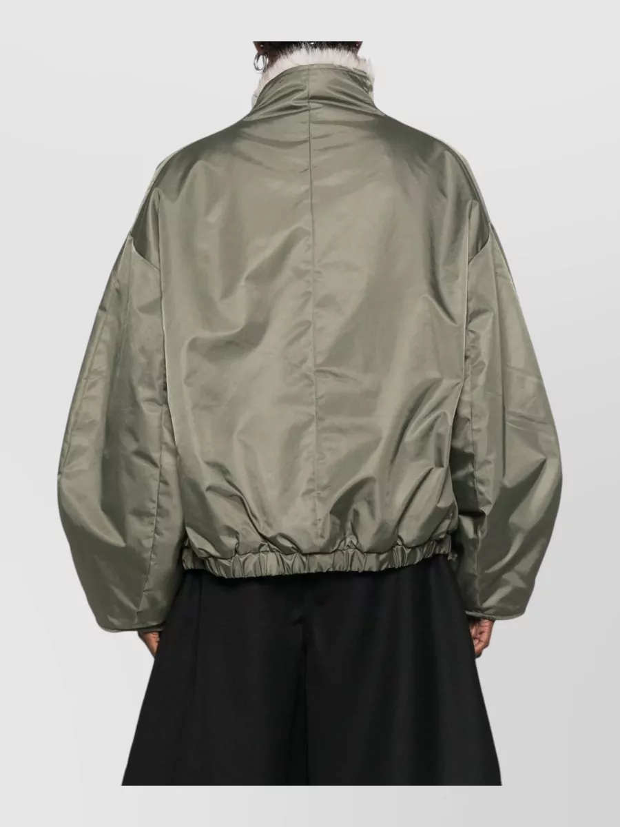 The Frankie Shop Reversible Faux Fur Bomber Jacket