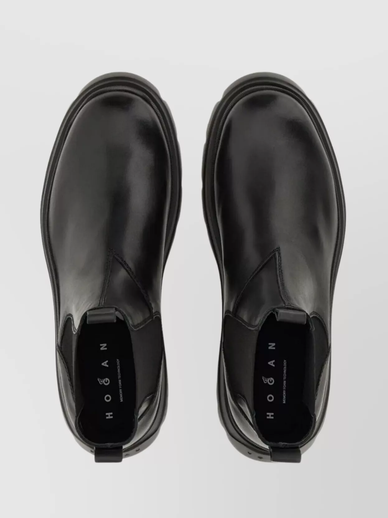 Hogan Ankle Chunky Sole Elastic Pull Round