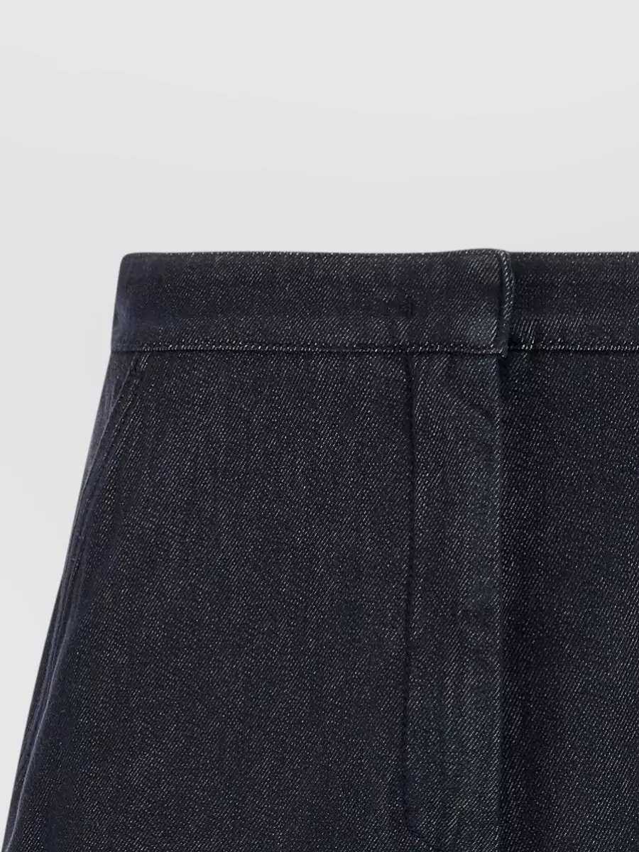 Max Mara Mxmcalca Tailored Shorts Belt Loops Pockets