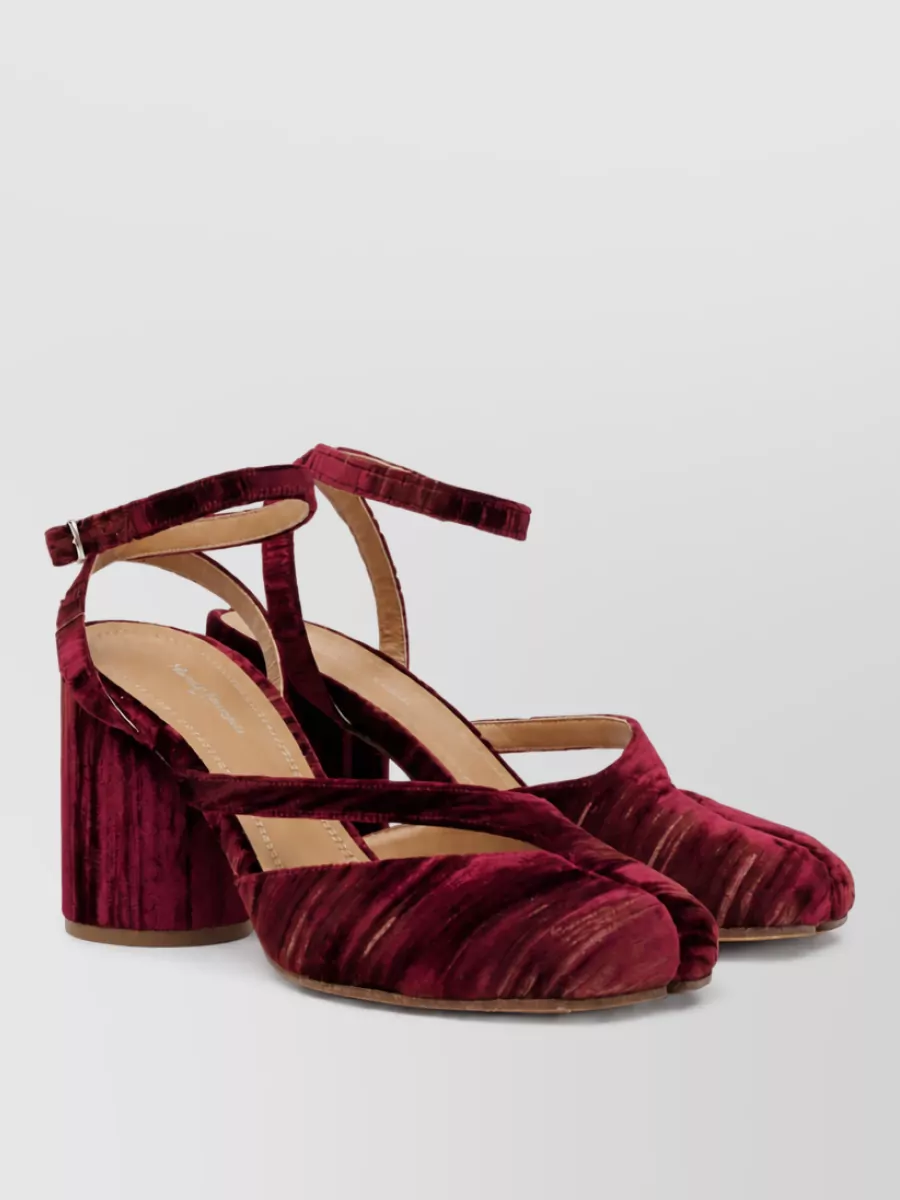 Maison Margiela Tabi Sandal Ankle Strap Block Heel