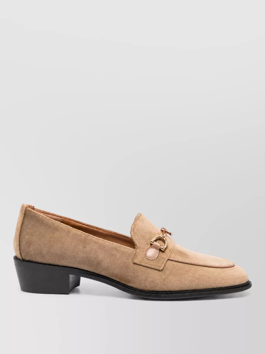 Roberto Festa Loafers Horsebit Bow Detail Low Heel