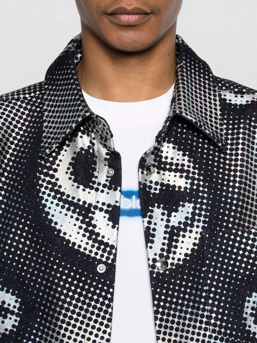 Casablanca Denim Monogram Shirt