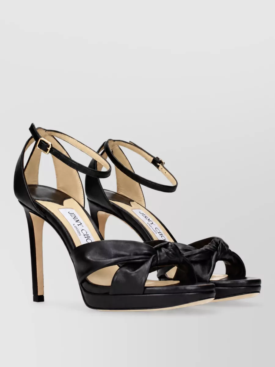 Jimmy Choo Leather Platform Sandals
