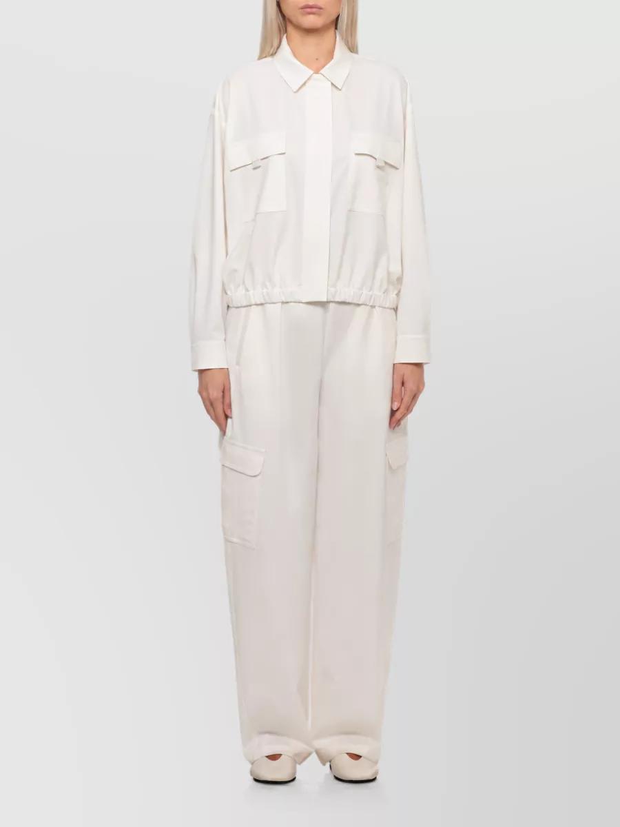 Fabiana Filippi Long-Sleeve Zip-Up Jacket