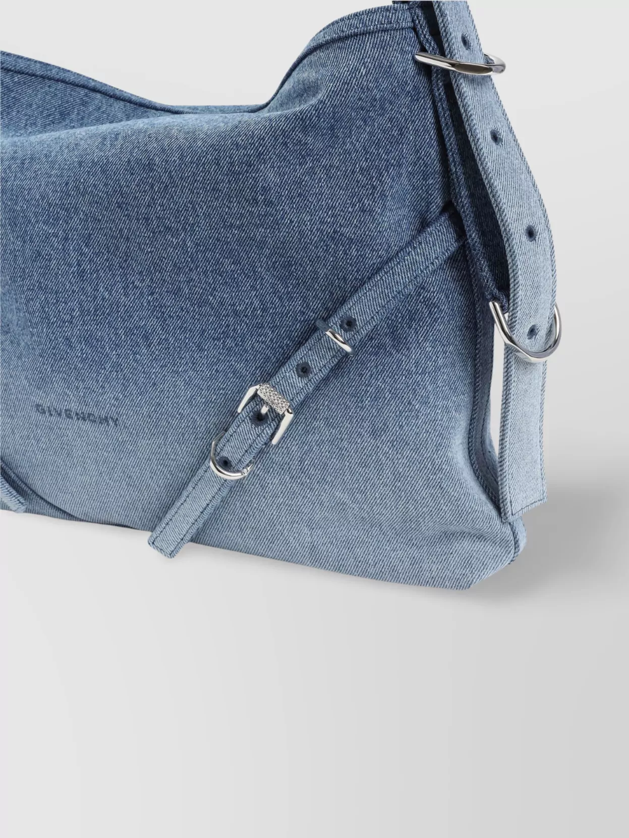 Givenchy Rebel Medium Denim Shoulder Bag