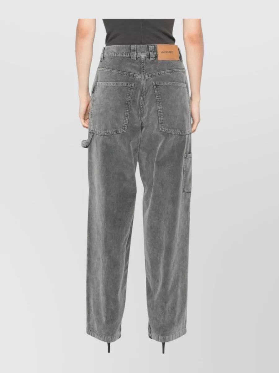 Haikure Corduroy Straight-Leg Trousers