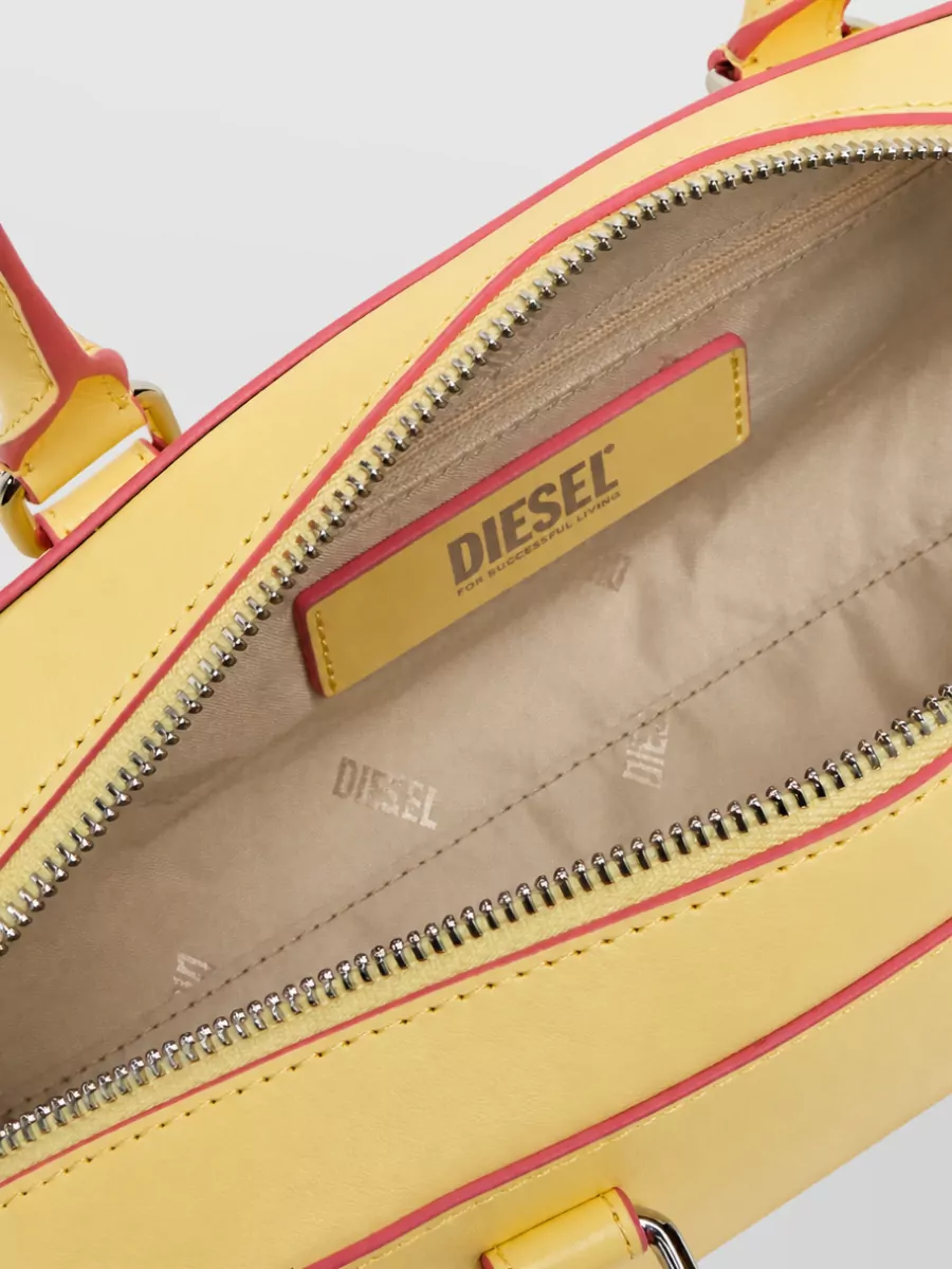Diesel 1Dr Dome Leather Shoulder Bag