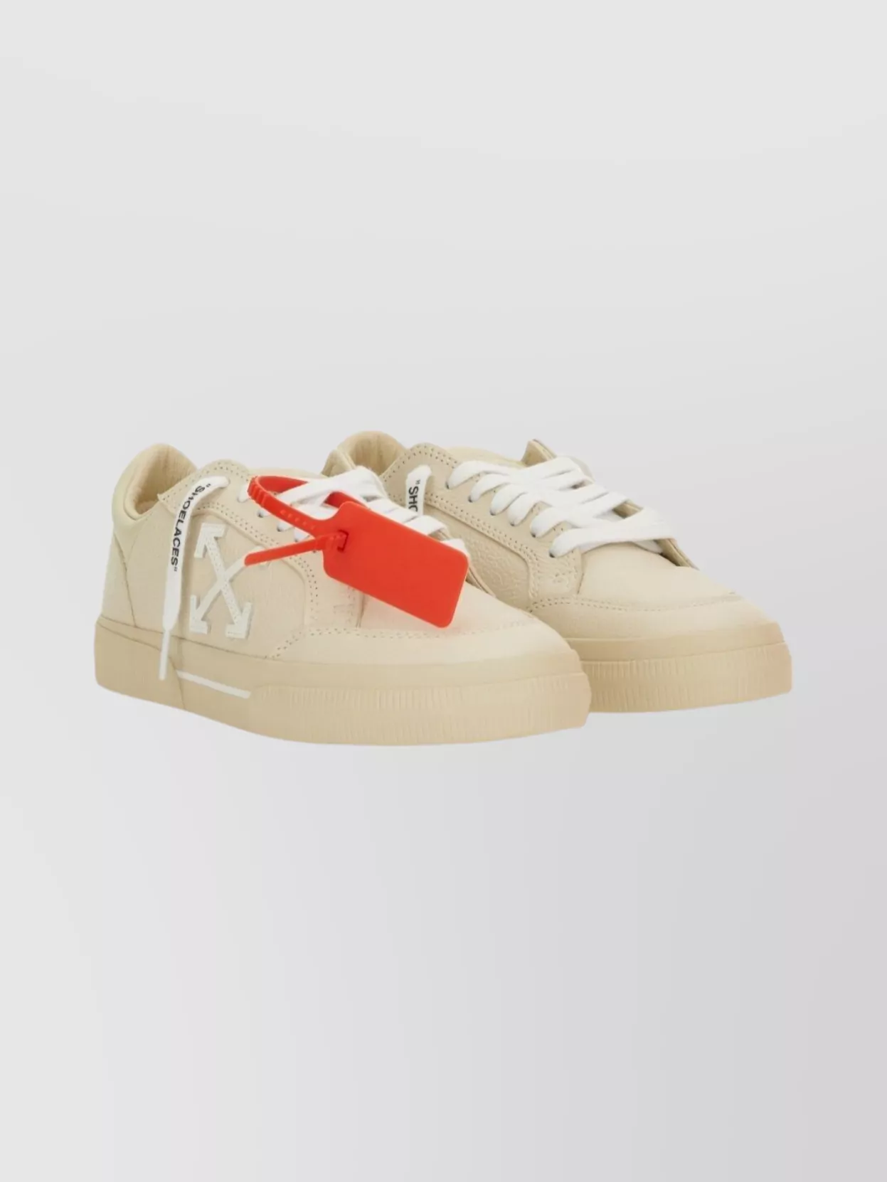 Off-White Casual Low-Top Sneakers Rubber Sole