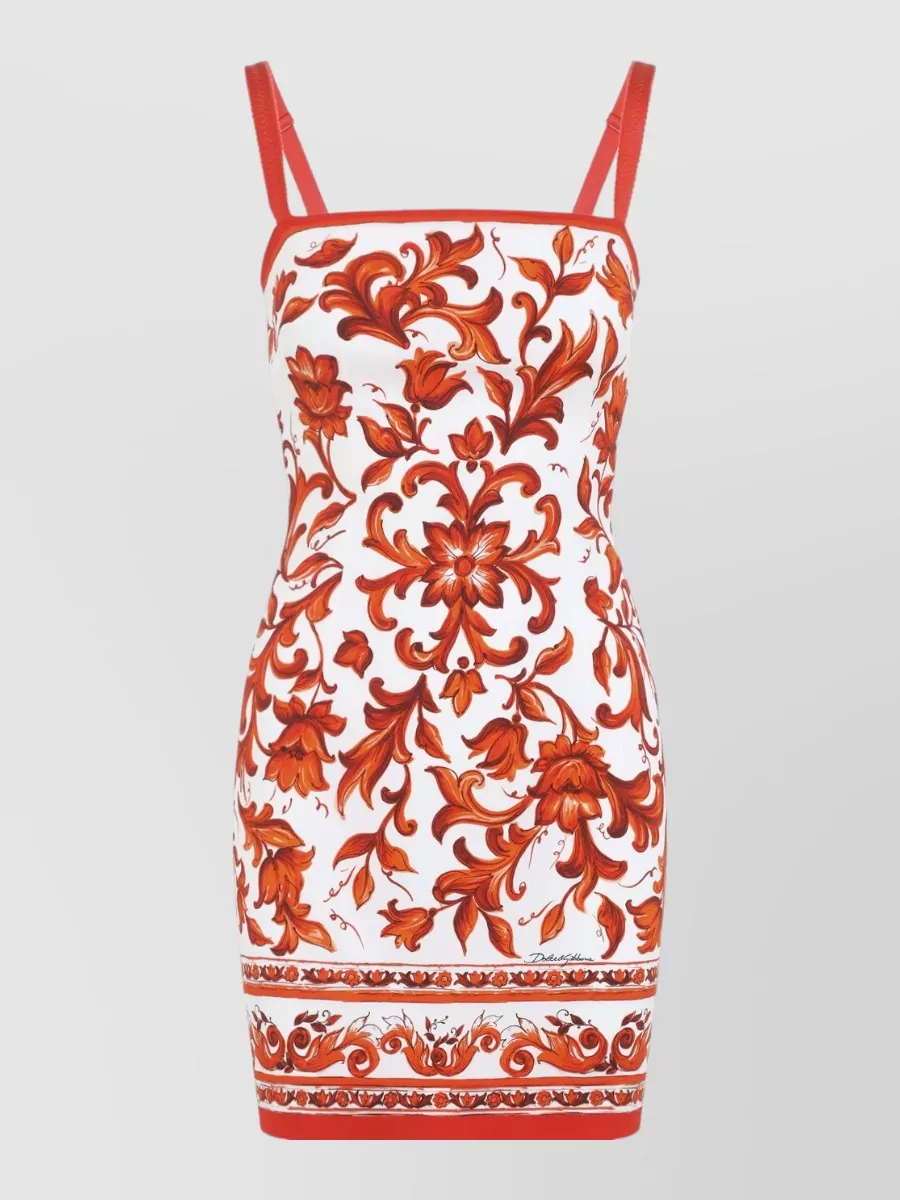 Dolce&Gabbana Silk Printed Mini Dress