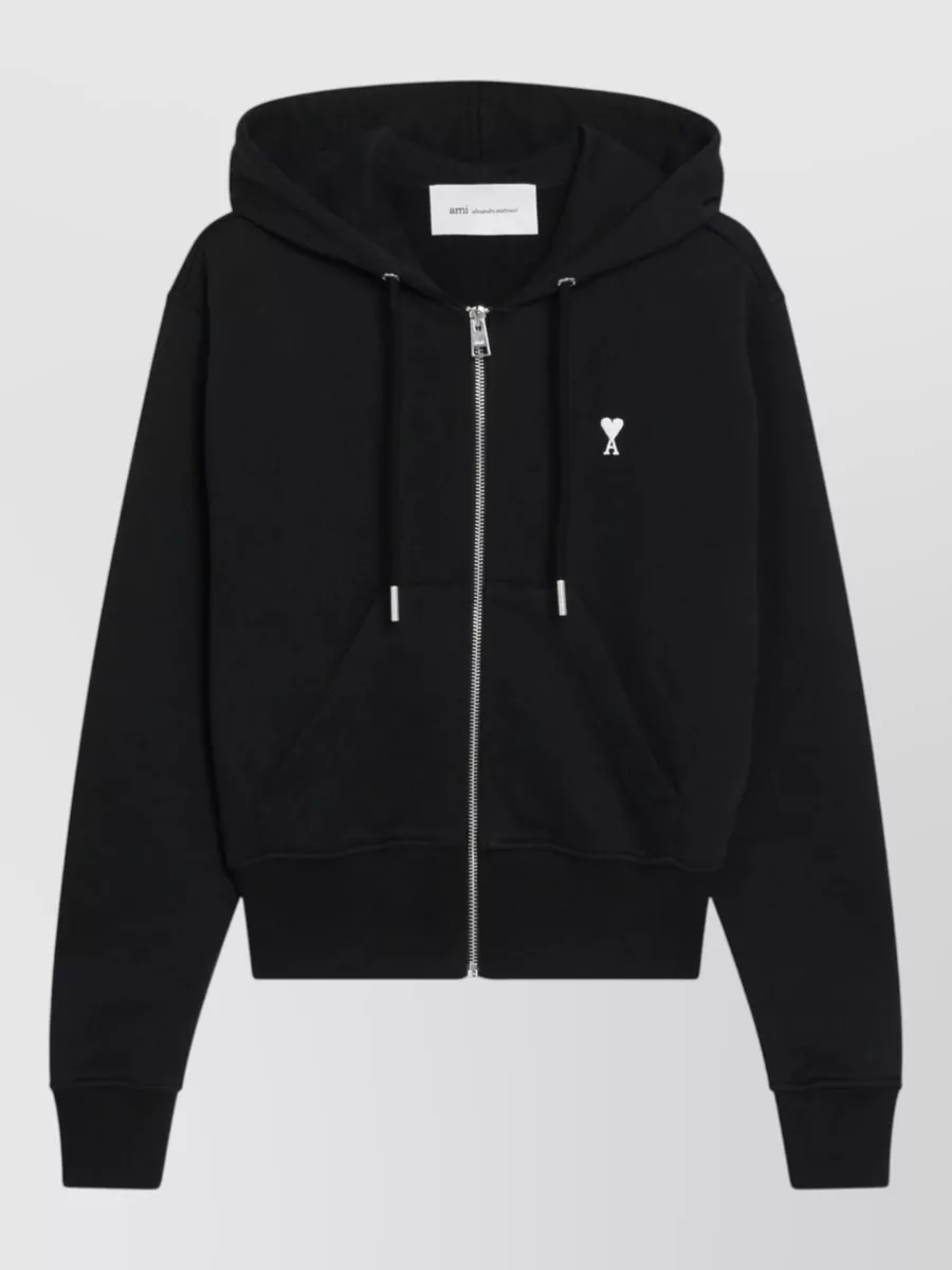 Ami Paris cotton hoodie jacket