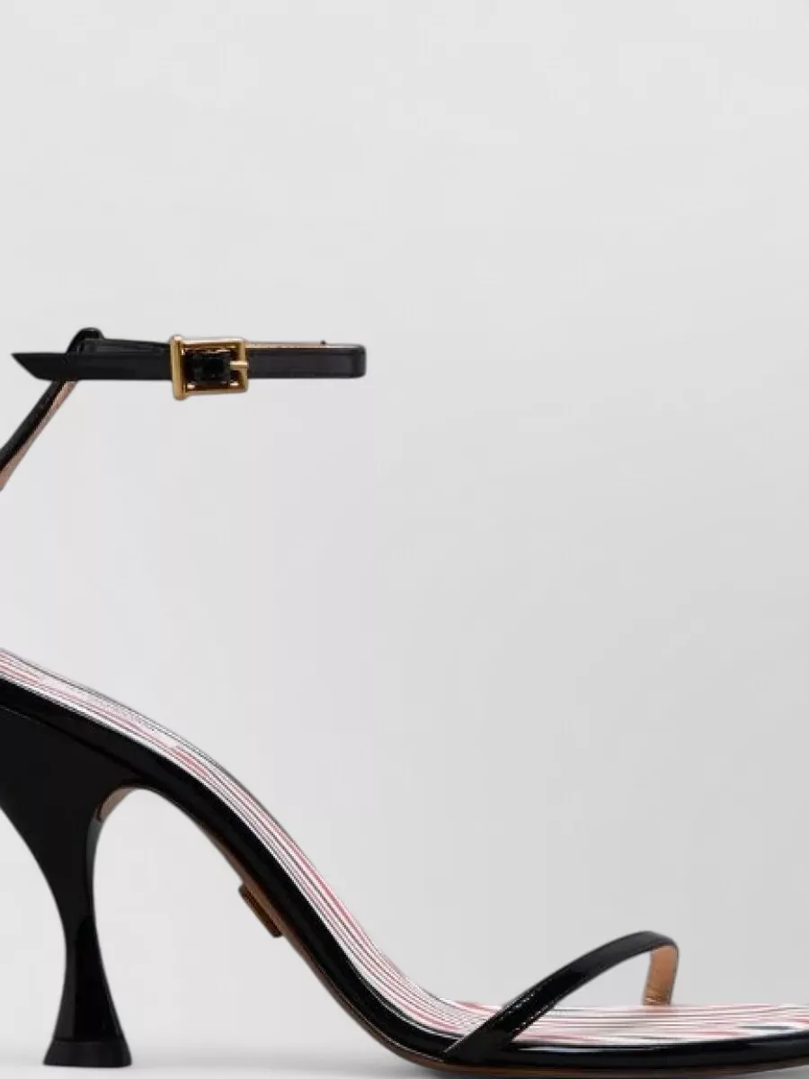Thom Browne Strappy Sandal 90Mm Curved Round Heel