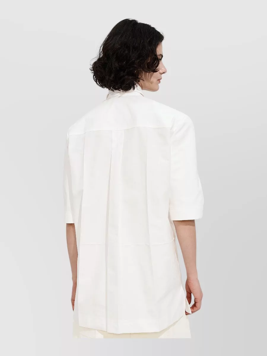 Bottega Veneta Relaxed-Fit Cotton Short-Sleeve Shirt