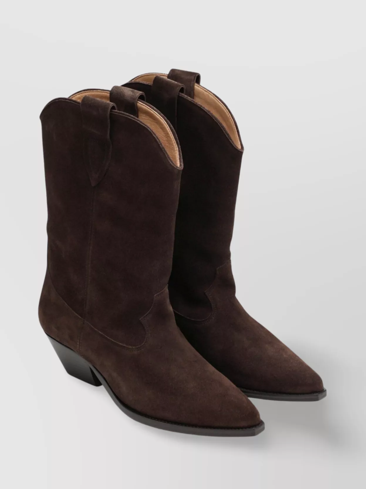 Isabel Marant Western Style Suede Cowboy Boots