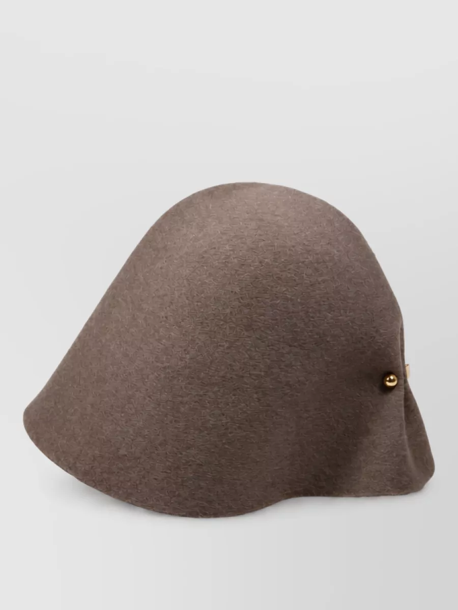 Jacquemus merino wool cloche hat