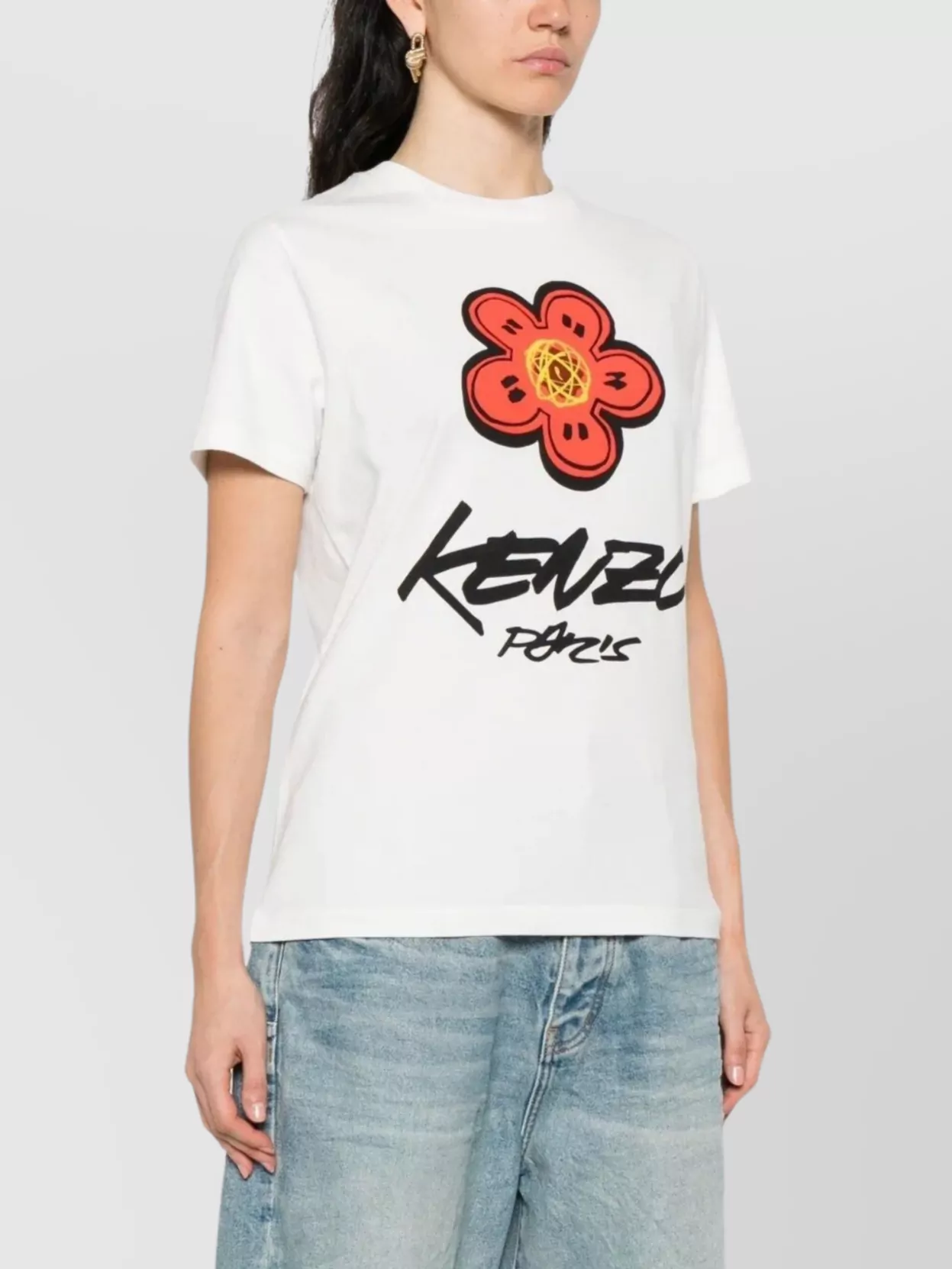 Kenzo Futura Loose T-Shirt Boke Flower Crew
