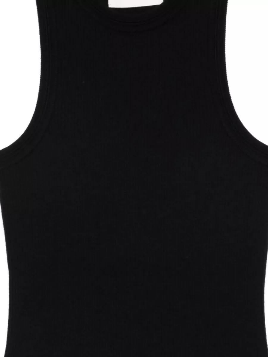Lisa Yang Ribbed Sleeveless Mini Dress