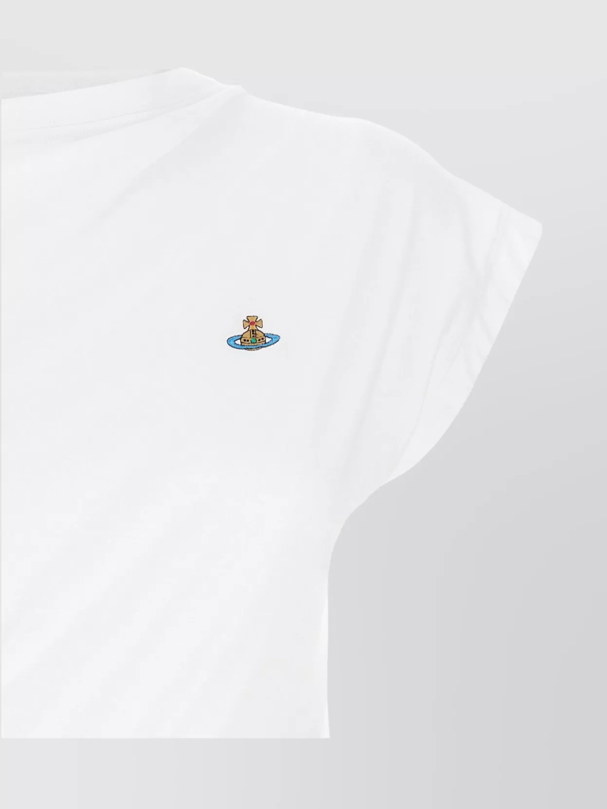 Vivienne Westwood 'Hebo' Top With Asymmetric Design And Short Sleeves
