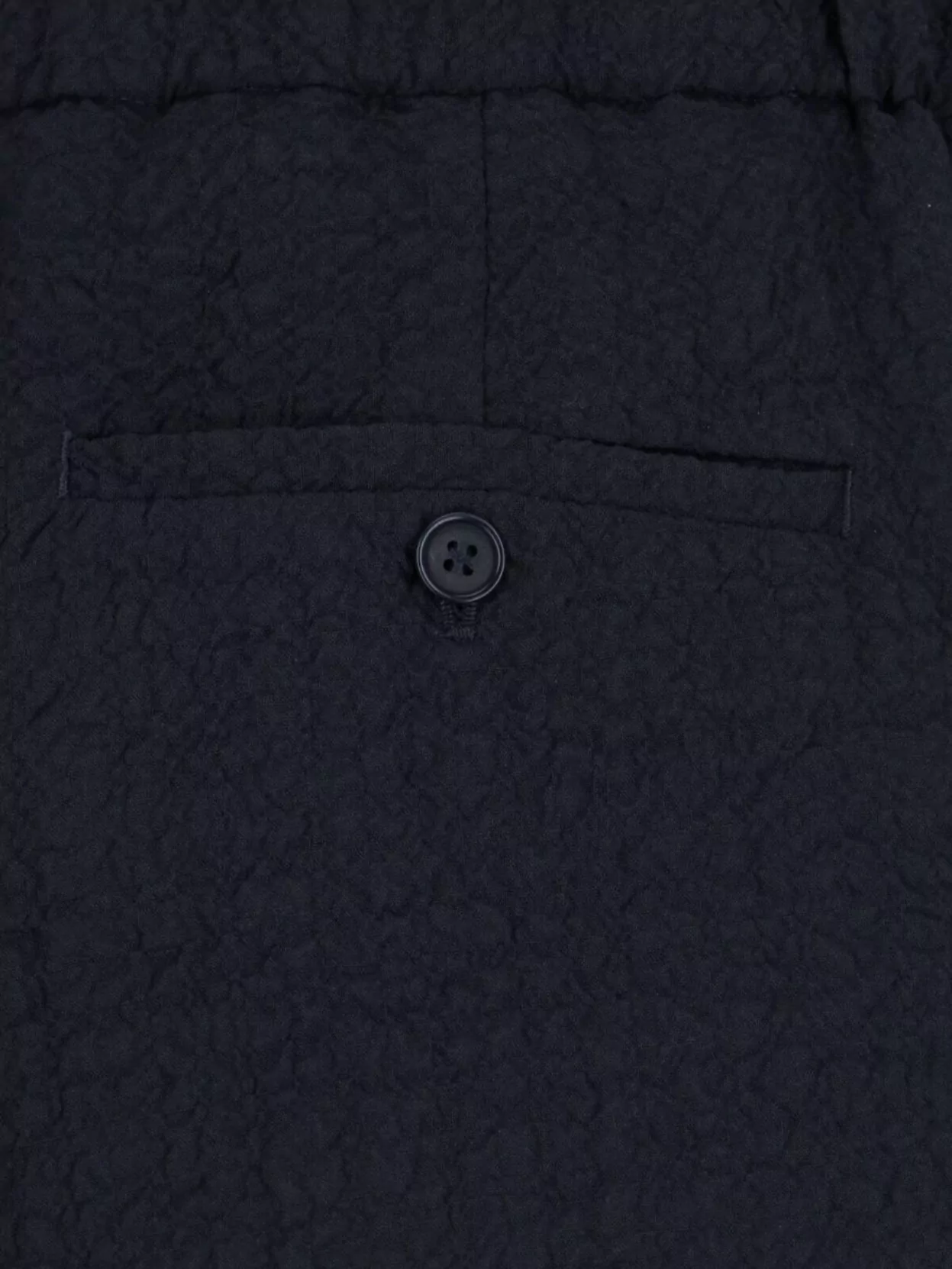 Giorgio Armani Straight Trousers With Button Detail And Side Pocket
