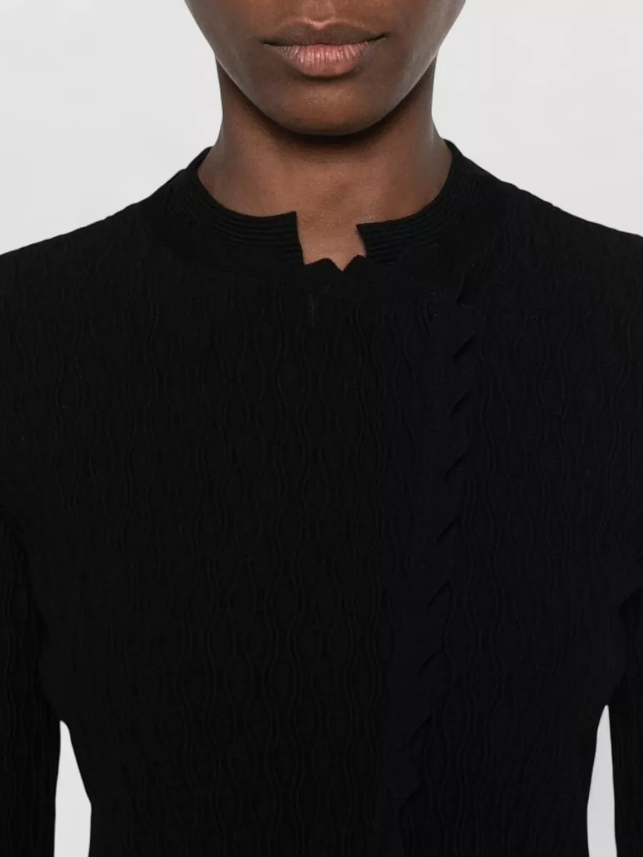 Emporio Armani Textured Asymmetric Zip Jacket