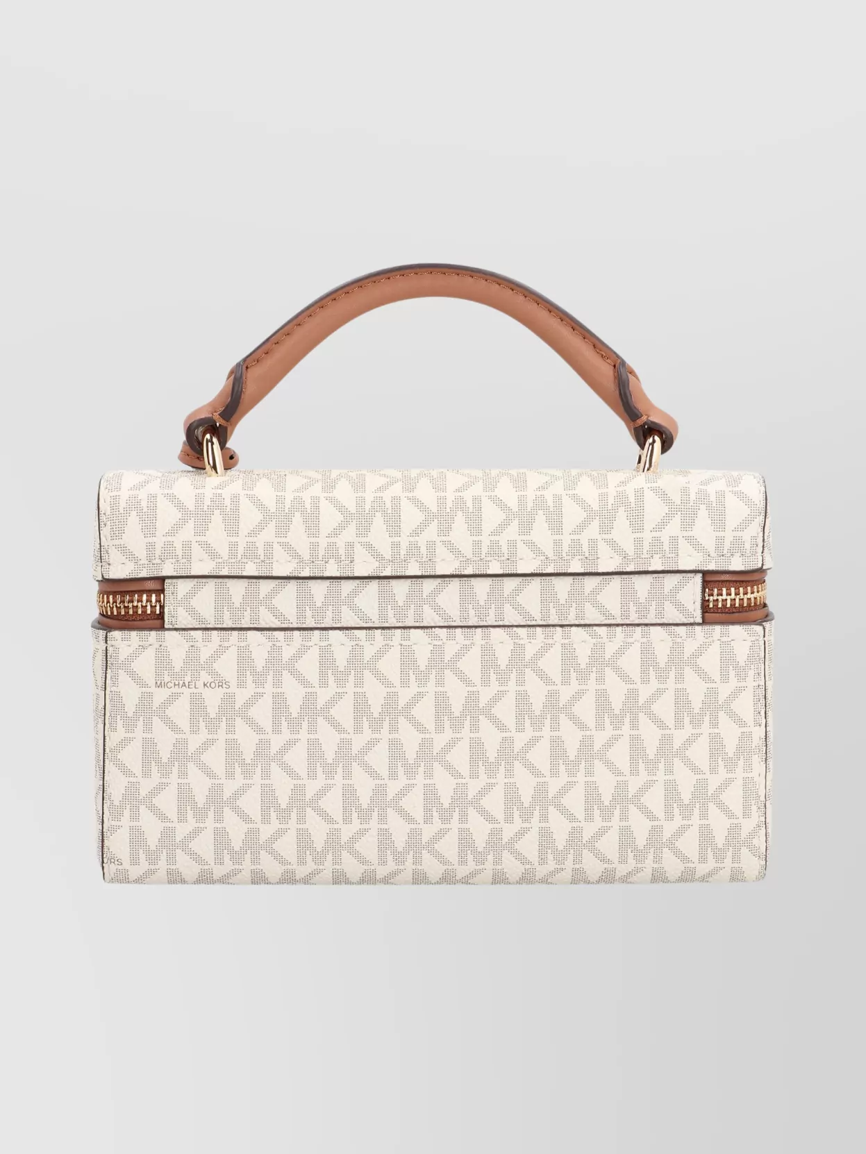 Michael Michael Kors Leather Shoulder Bag With Lock And Key