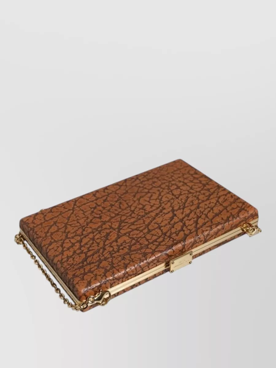 Dolce&Gabbana Mini Leather Crossbody Bag