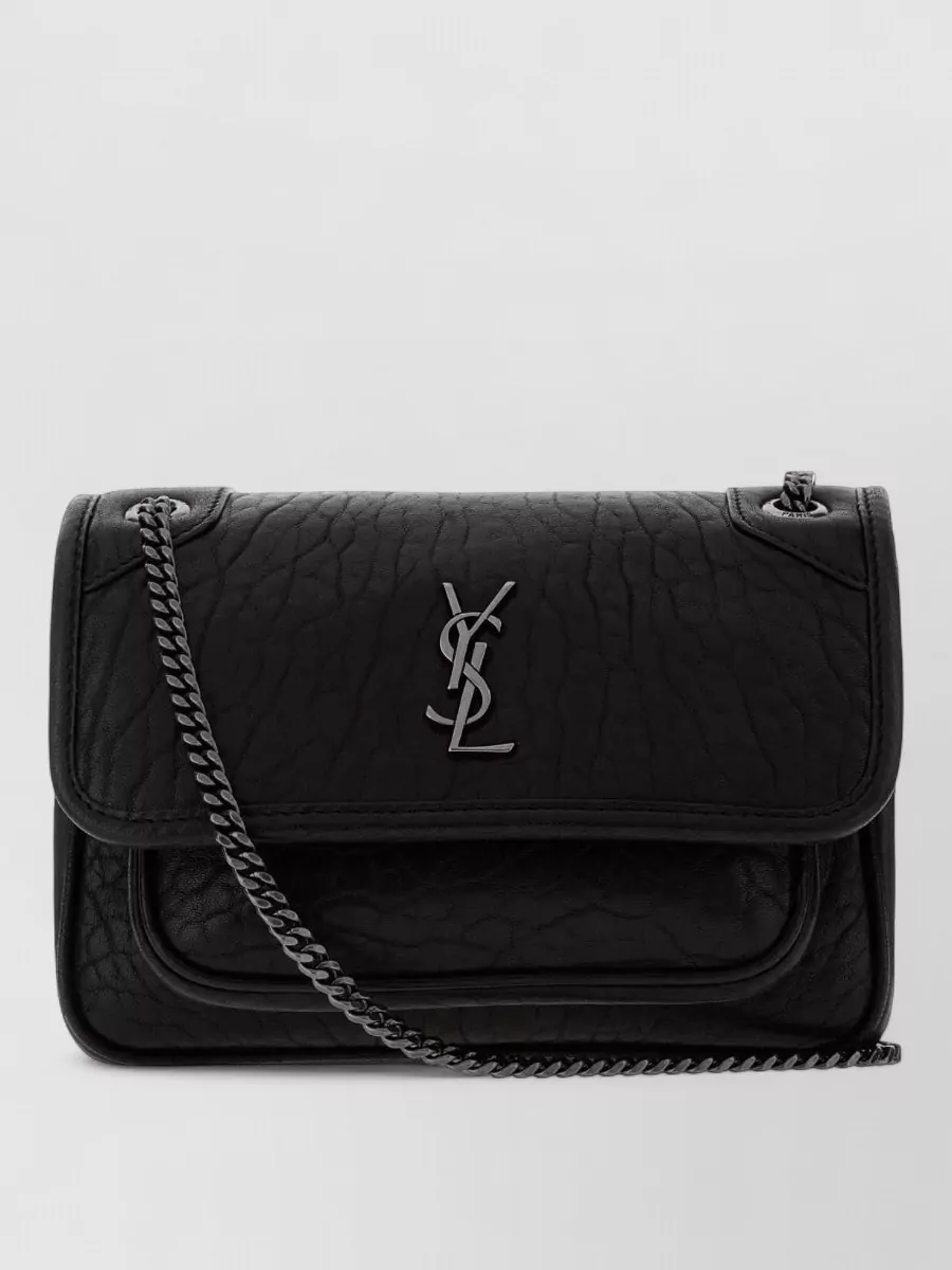 Saint Laurent niki mini leather clutch bag