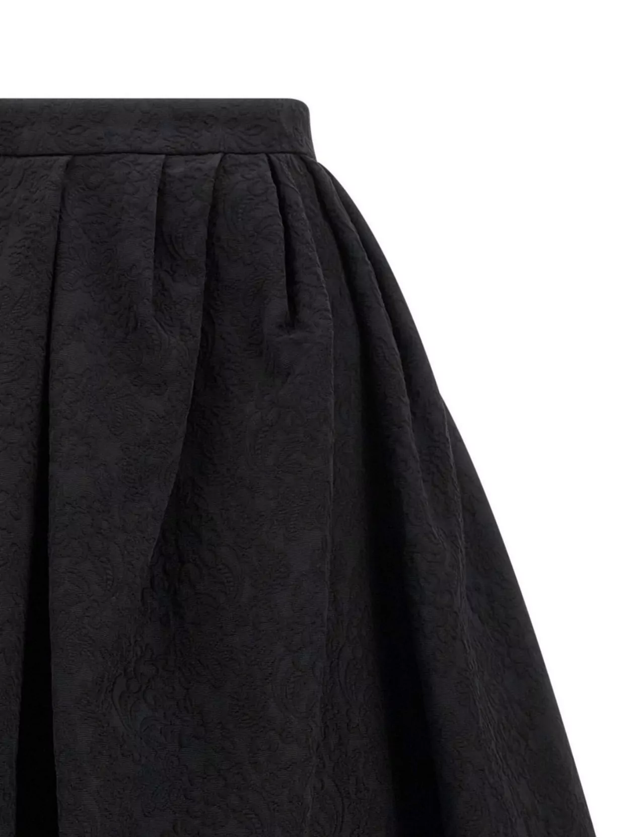 Carolina Herrera High-waisted A-line Textured Pleated Skirt