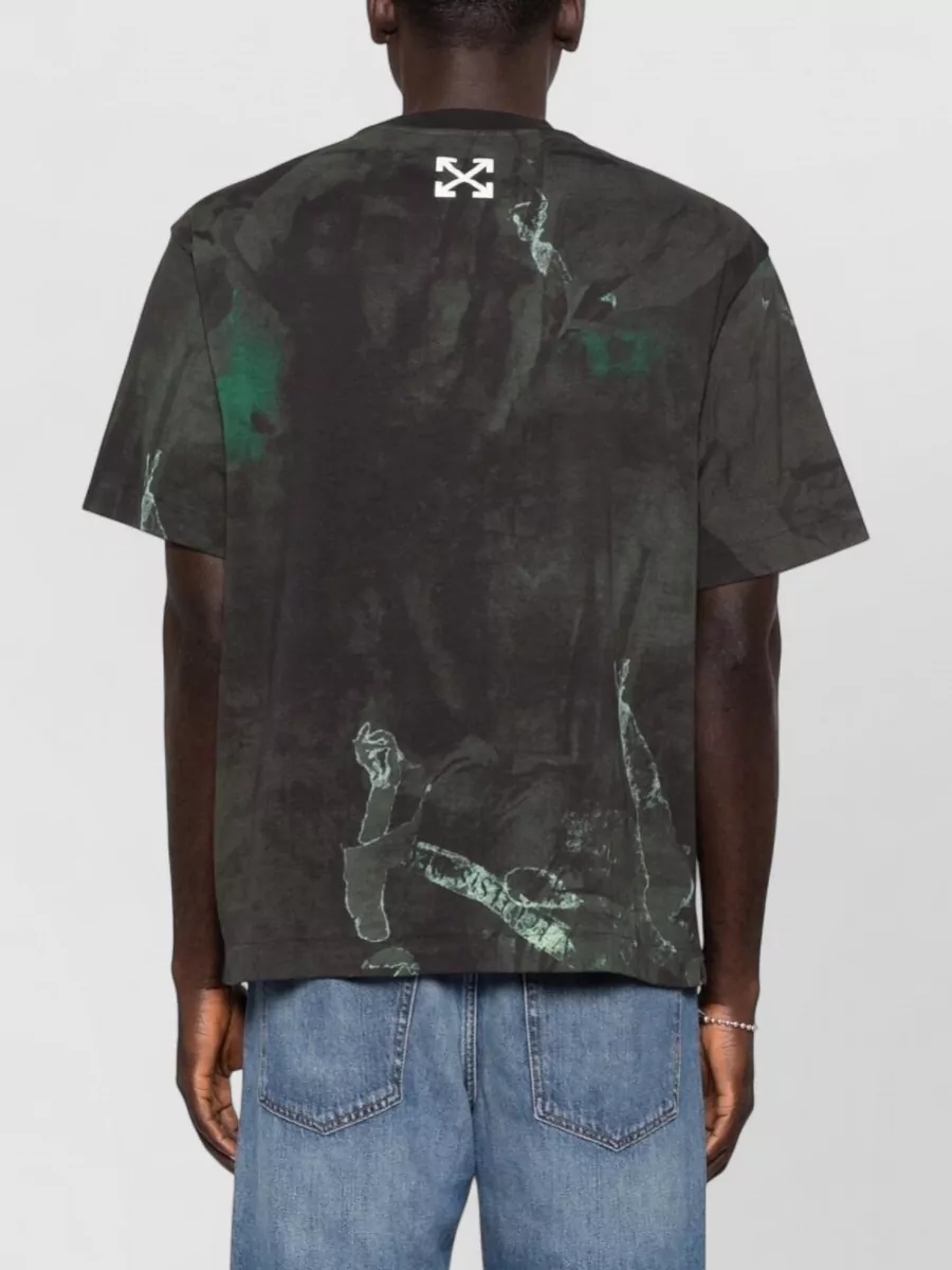 Off-White Graphic Logo-Print Short-Sleeve T-Shirt