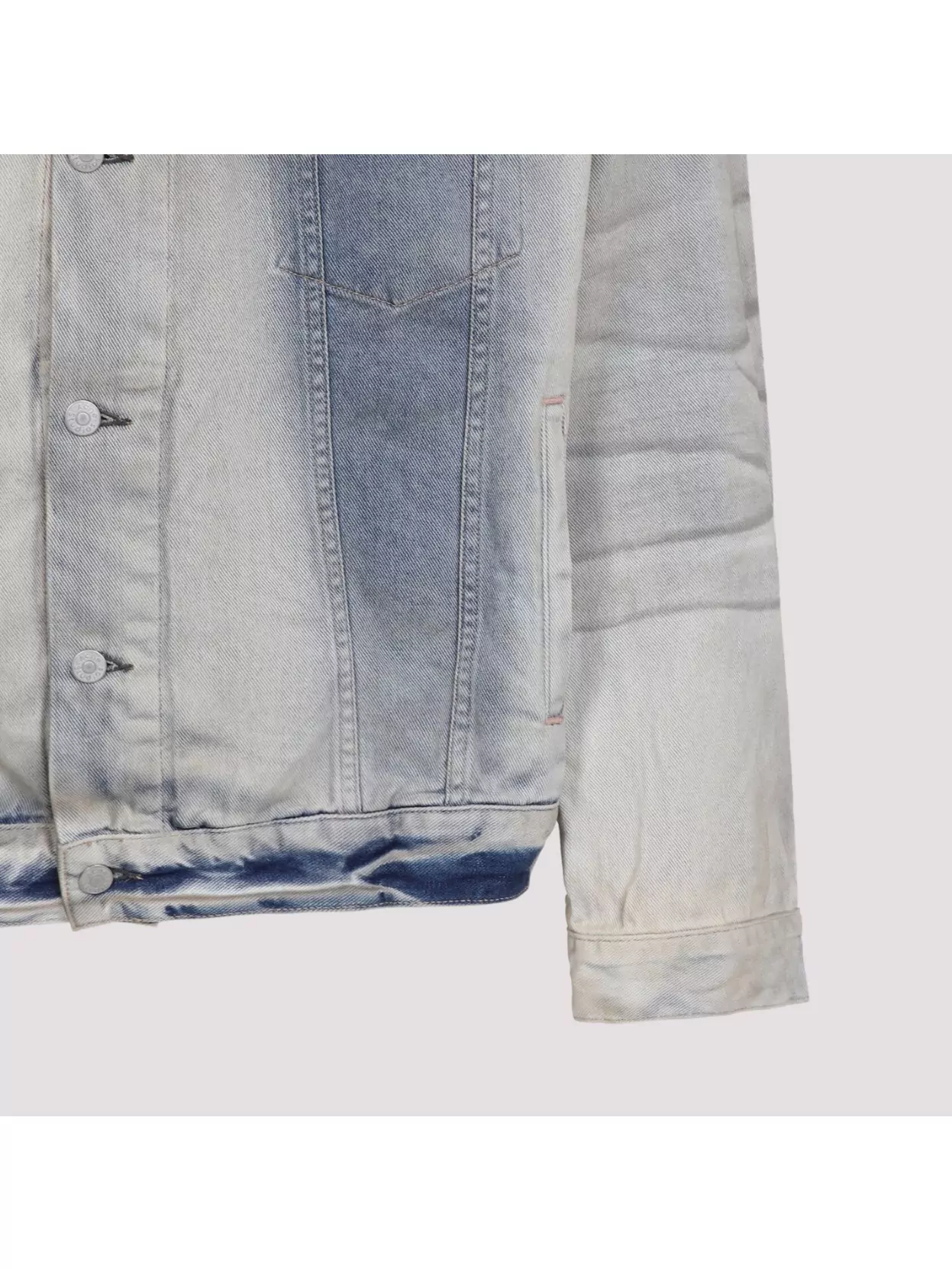 Acne Studios Denim Jacket With Buttoned Cuffs And Dropped Shoulders