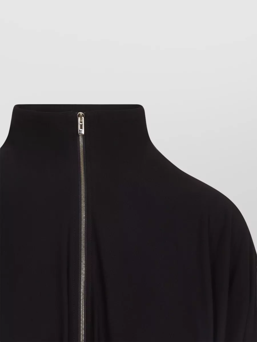 Alaïa Cropped High Neck Long Sleeve Jacket
