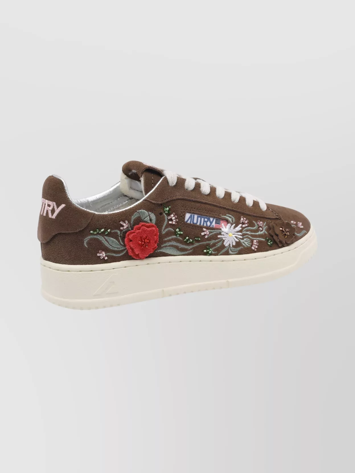 Autry Dallas Low Sneakers Featuring Floral Design
