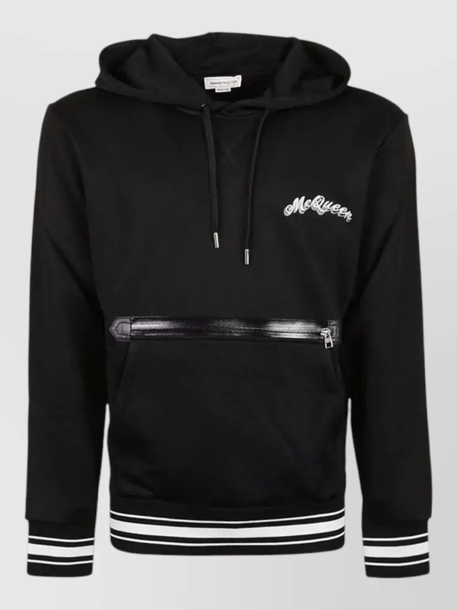 Alexander McQueen cotton hooded jacket