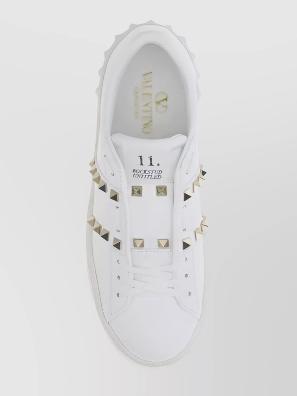 Valentino Garavani Gritty Style Studded Flatform Sneakers