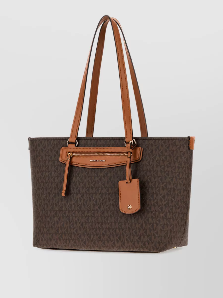 Michael Kors jet set printed canvas tote bag