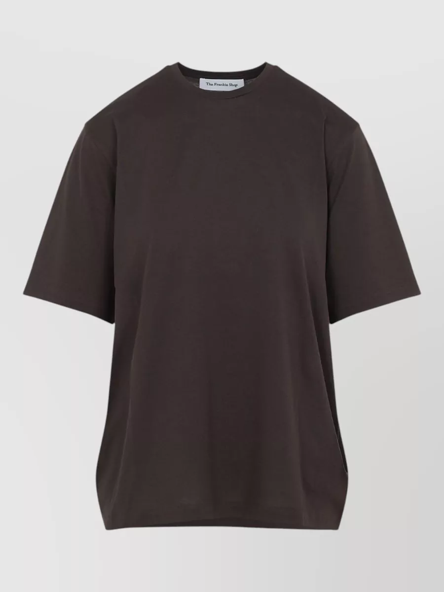 The Frankie Shop Harper Organic Cotton Crew Neck Tshirt