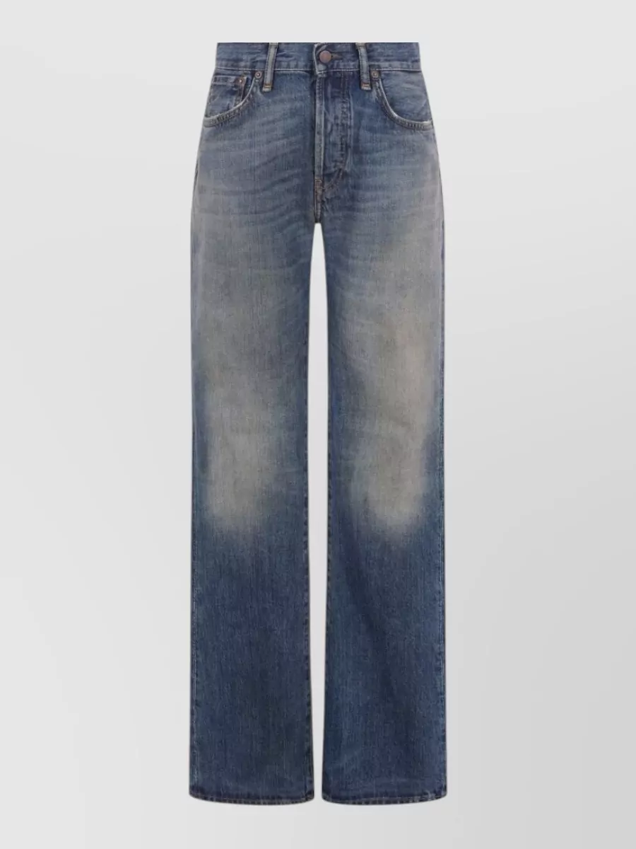 Acne Studios denim slim-fit straight-leg jeans