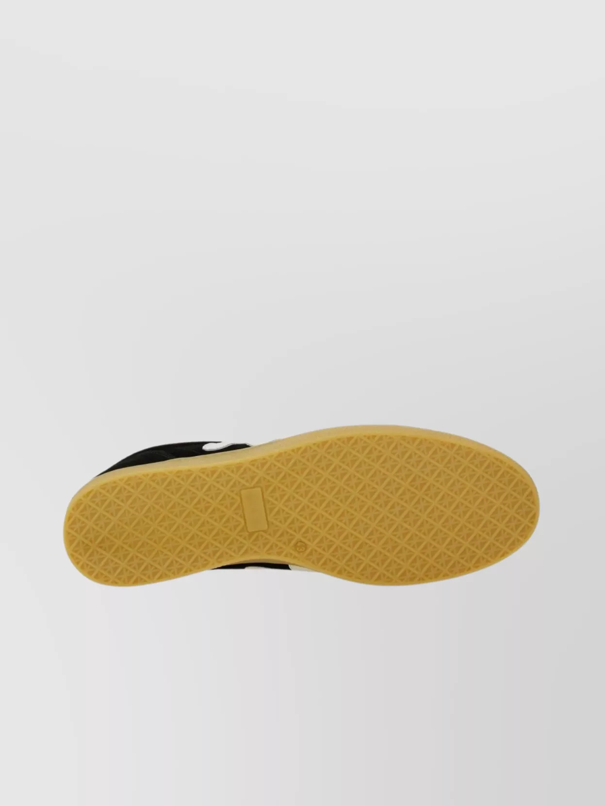 Msgm Round Toe Low-top Sneaker With Contrast Panels