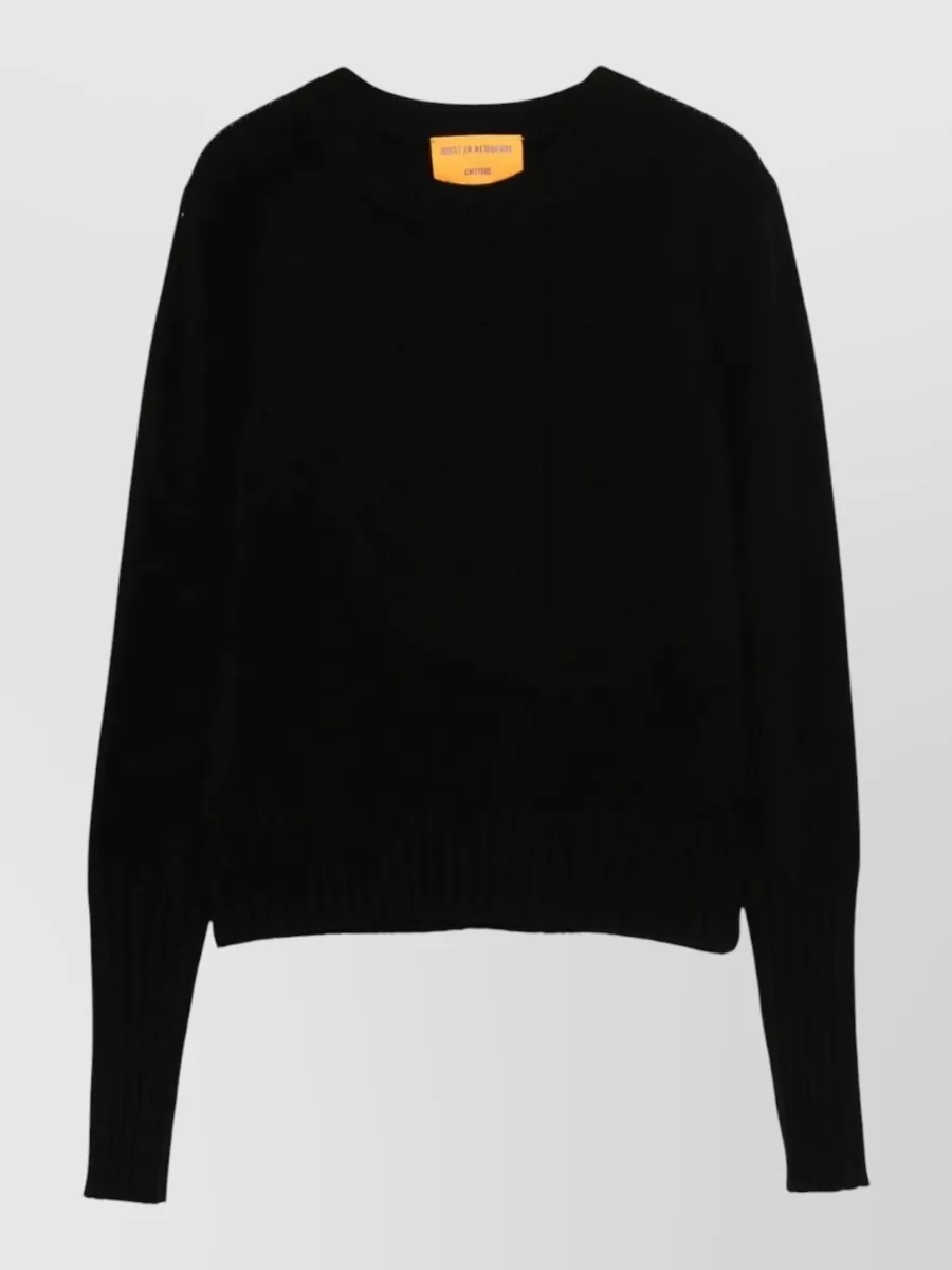 Guest In Residence Cashmere Ribbed Crewneck Sweater