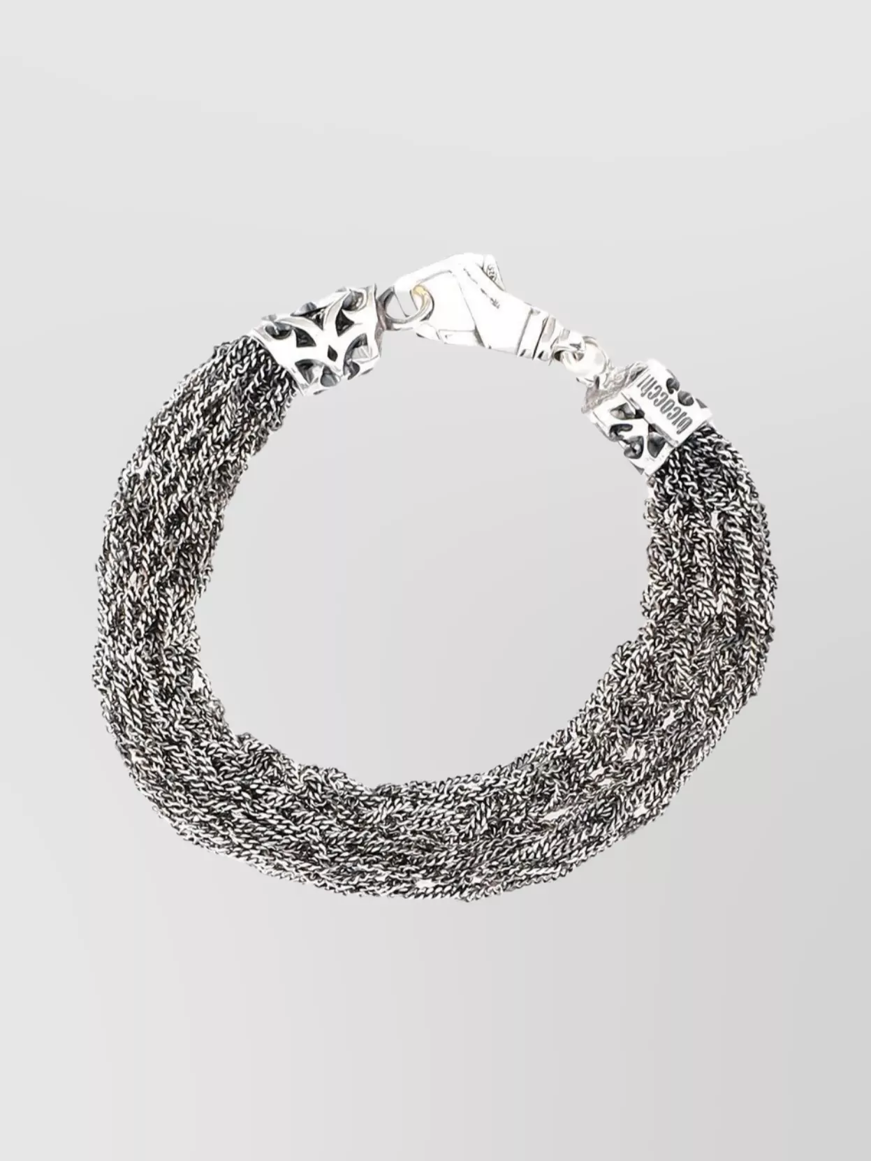 Shop Emanuele Bicocchi Crocheted Chain Bracelet Handma