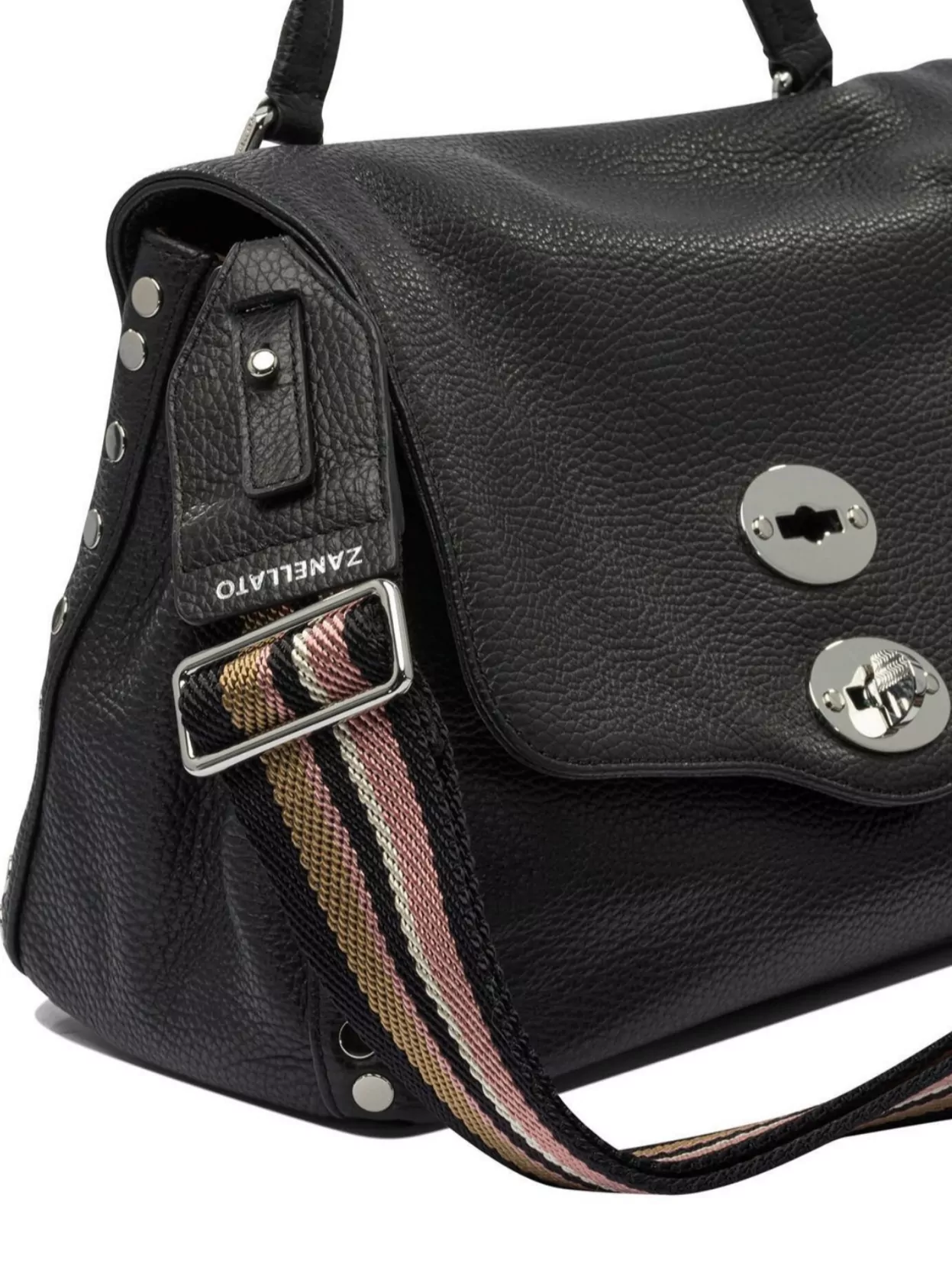 Zanellato Leather Shoulder Bag Adjustable Strap