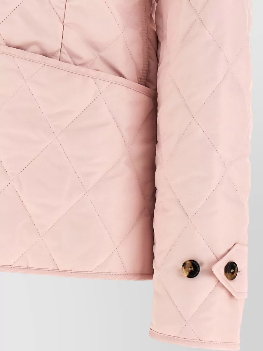 Burberry Quilted Single-Breasted Coat