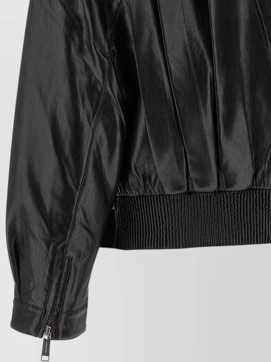 Self-Portrait Leather Biker Jacket
