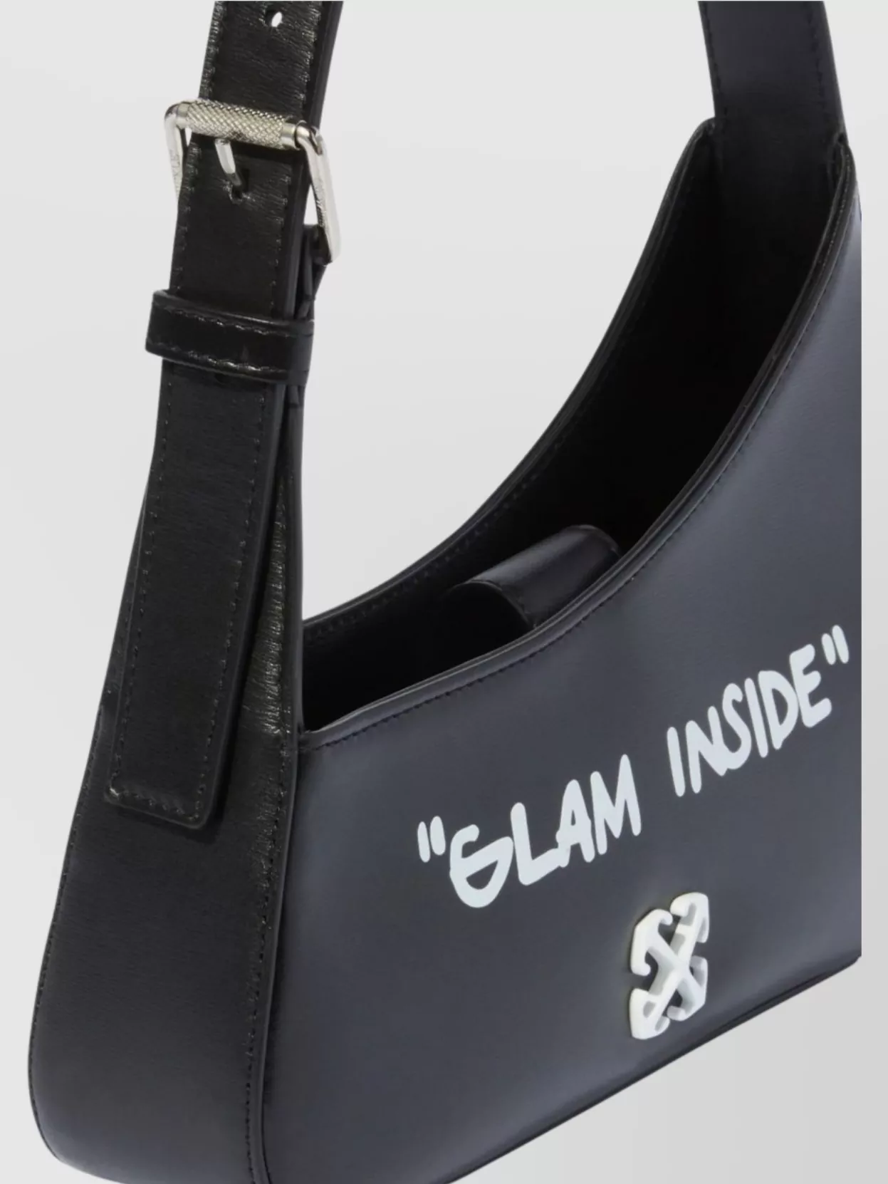 Off-white Asymmetric Arrow Motif Shoulder Bag