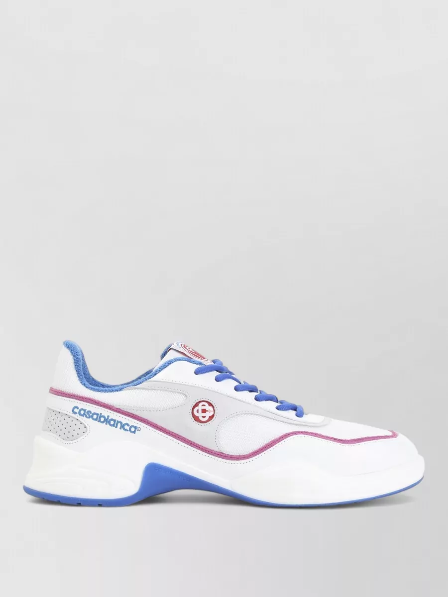 Casablanca Leather Low-Top Sneakers