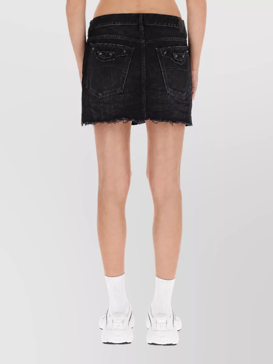 Balenciaga Denim Mini Skirt