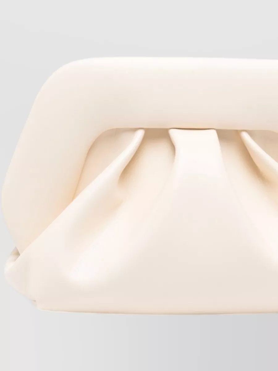 Themoiré Bios Small Pleated Clutch Bag