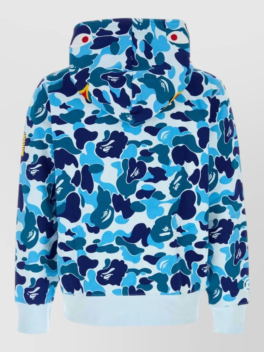 Bape Printed Cotton Hooded Jacket