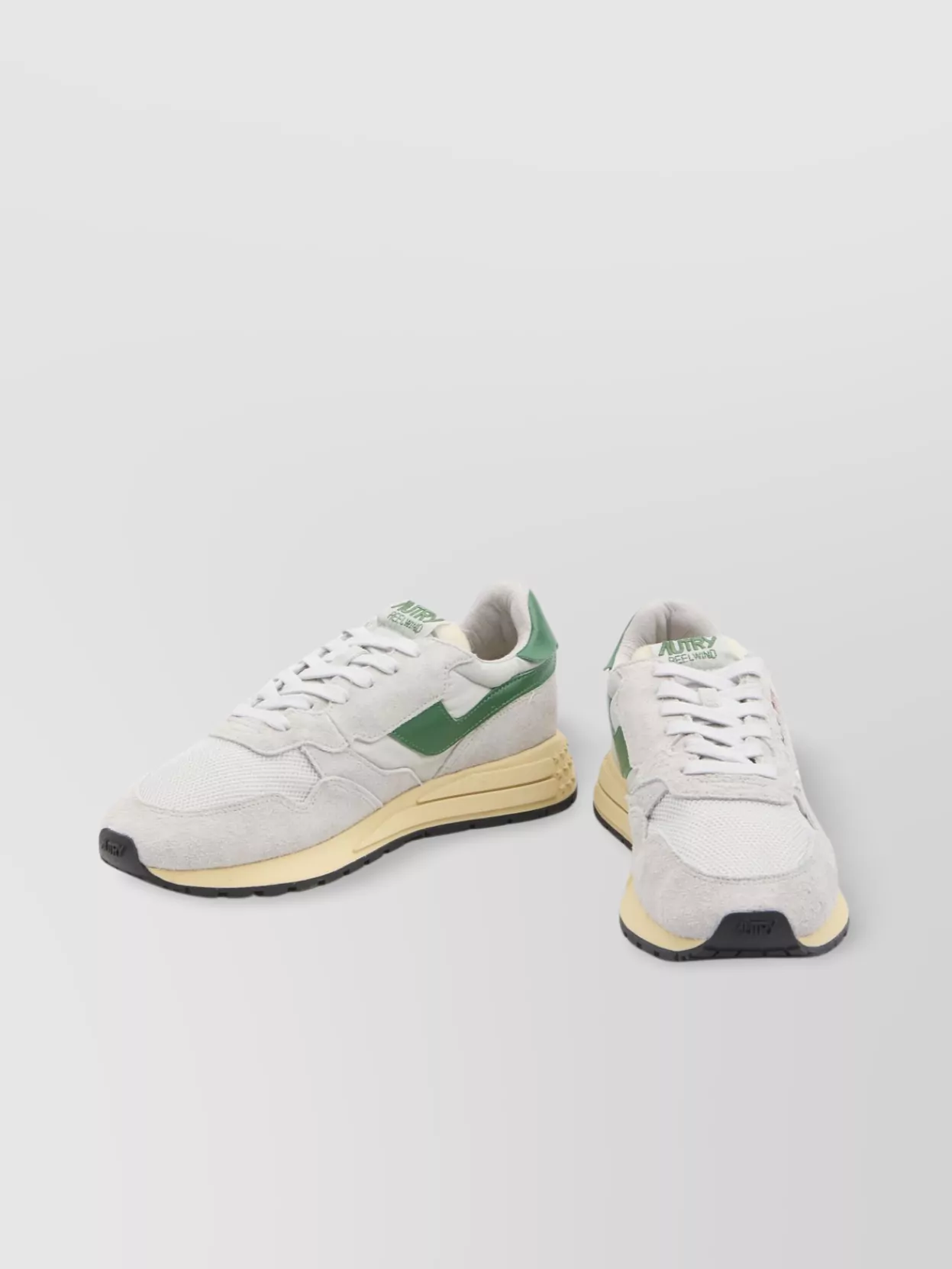 Autry Low Top Sneakers Leather Inserts In White